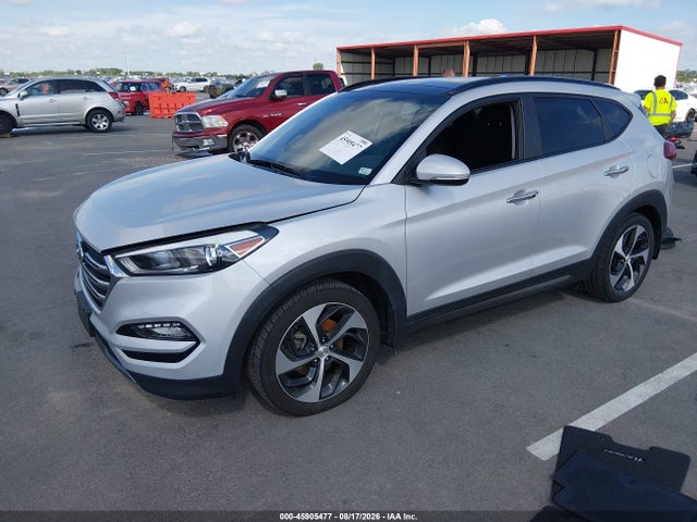 2016 Hyundai Tucson Limited მანქანა იყიდება აუქციონზე, vin: KM8J33A20GU054507, აუქციონის ნომერი: 45905477