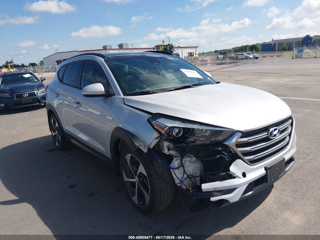 2016 Hyundai Tucson Limited მანქანა იყიდება აუქციონზე, vin: KM8J33A20GU054507, აუქციონის ნომერი: 45905477