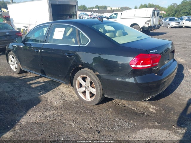 2012 Volkswagen Passat 2.5l Se მანქანა იყიდება აუქციონზე, vin: 1VWBP7A39CC103651, აუქციონის ნომერი: 45905554