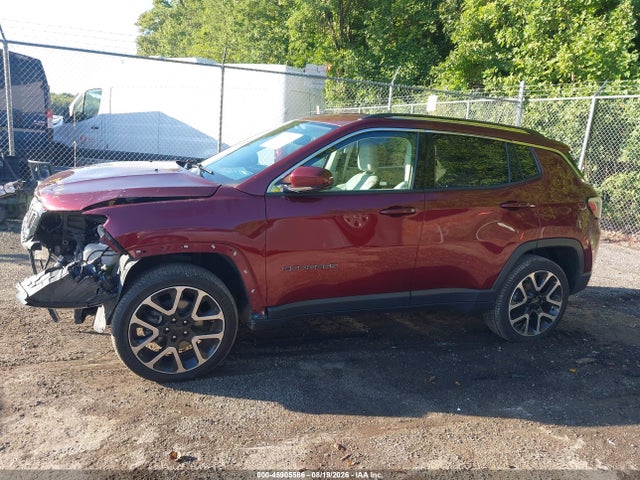 Продажа на аукционе авто 2020 Jeep Compass Limited 4x4, vin: 3C4NJDCB6LT166604, номер лота: 45905586