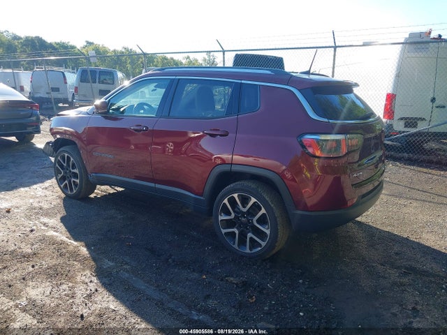 Продажа на аукционе авто 2020 Jeep Compass Limited 4x4, vin: 3C4NJDCB6LT166604, номер лота: 45905586