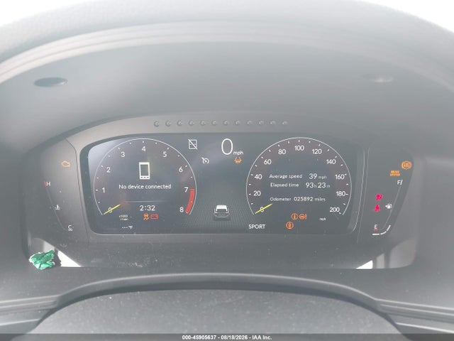 45905637 :رقم المزاد ، JHMFL5G49SX002751 vin ، 2025 Honda Civic Type R مزاد بيع