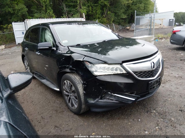 2016 Acura Mdx Technology   Acurawatch Plus Packages/technology Package მანქანა იყიდება აუქციონზე, vin: 5FRYD4H44GB050254, აუქციონის ნომერი: 45905676