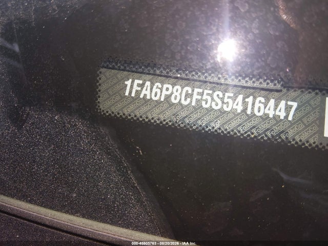 Продажа на аукционе авто 2025 Ford Mustang Gt Fastback, vin: 1FA6P8CF5S5416447, номер лота: 45905763
