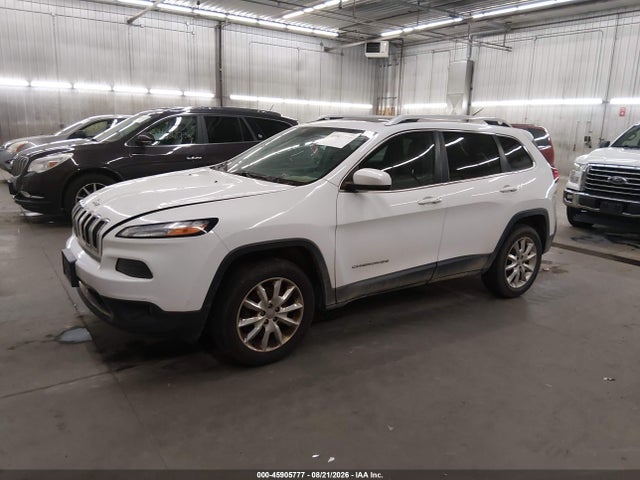 2015 Jeep Cherokee Limited მანქანა იყიდება აუქციონზე, vin: 1C4PJMDS9FW557400, აუქციონის ნომერი: 45905777