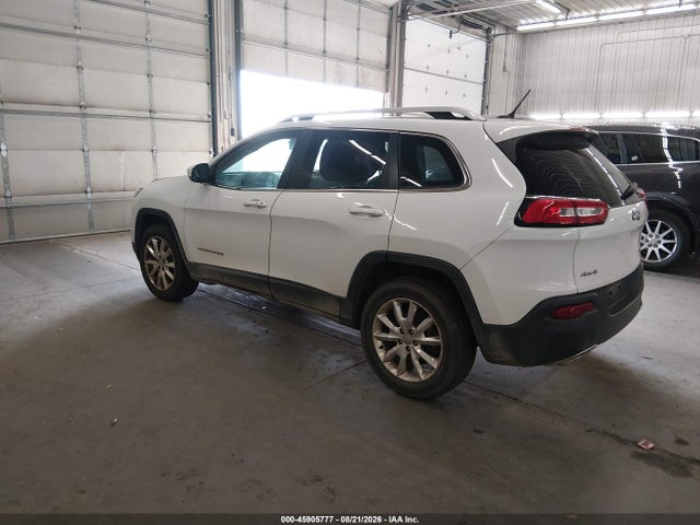 2015 Jeep Cherokee Limited მანქანა იყიდება აუქციონზე, vin: 1C4PJMDS9FW557400, აუქციონის ნომერი: 45905777