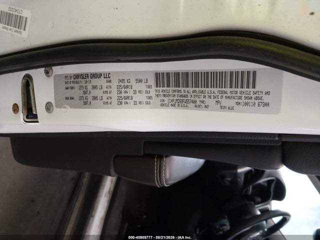 2015 Jeep Cherokee Limited მანქანა იყიდება აუქციონზე, vin: 1C4PJMDS9FW557400, აუქციონის ნომერი: 45905777