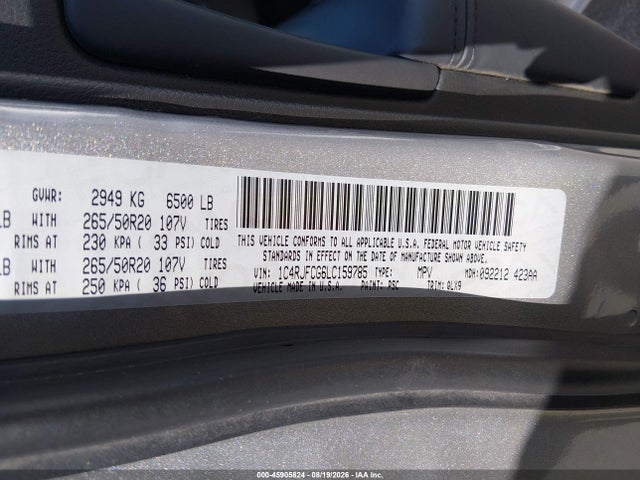 Продажа на аукционе авто 2020 Jeep Grand Cherokee High Altitude 4x4, vin: 1C4RJFCG6LC159785, номер лота: 45905824