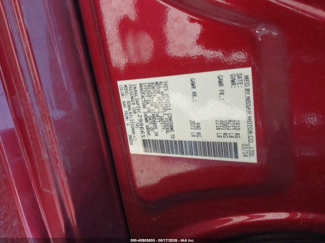 Продаж на аукціоні авто 2014 Nissan Altima 2.5 S, vin: 1N4AL3AP3EC299665, номер лоту: 45905855