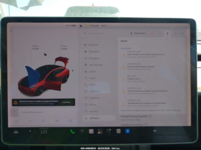 45905935 :رقم المزاد ، 5YJ3E1EA1MF866626 vin ، 2021 Tesla Model 3 Standard Range Plus Rear-wheel Drive مزاد بيع