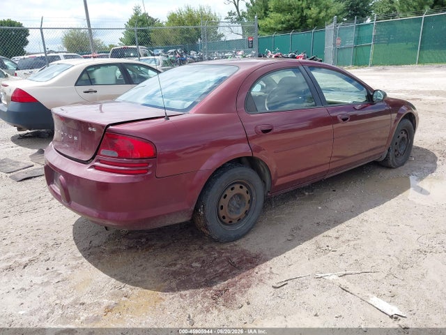 2002 Dodge Stratus Se მანქანა იყიდება აუქციონზე, vin: 1B3EL36X52N184622, აუქციონის ნომერი: 45905944