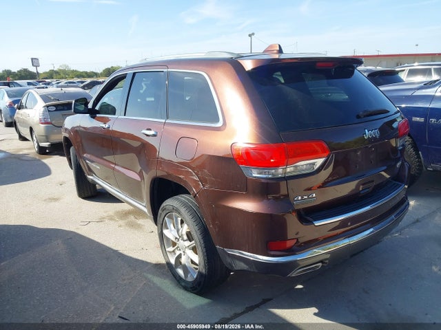 Aukcja sprzedaży 2014 Jeep Grand Cherokee Summit, vin: 1C4RJFJMXEC109094, numer aukcji: 45905949