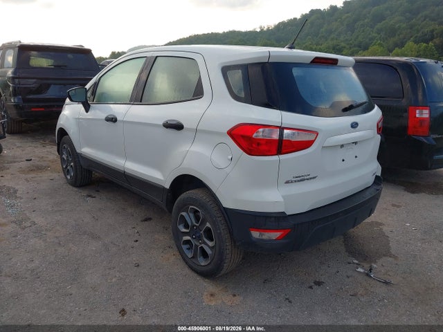 Продажа на аукционе авто 2019 Ford Ecosport S, vin: MAJ6S3FL6KC299587, номер лота: 45906001