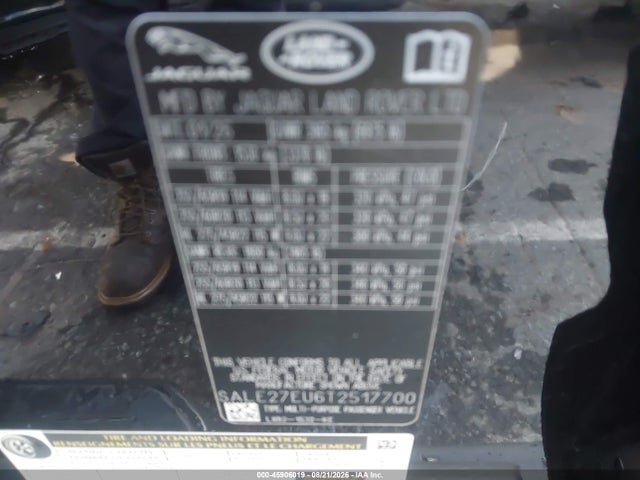 Aukcja sprzedaży 2026 Land Rover Defender P400 X-dynamic Se, vin: SALE27EU6T2517700, numer aukcji: 45906019