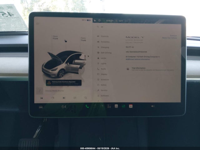 Aukcja sprzedaży 2023 Tesla Model Y Awd/long Range Dual Motor All-wheel Drive, vin: 7SAYGDEE2PF800159, numer aukcji: 45906044