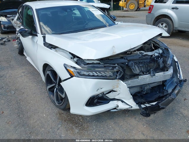 2022 Honda Accord Sport მანქანა იყიდება აუქციონზე, vin: 1HGCV1F33NA103602, აუქციონის ნომერი: 45906080