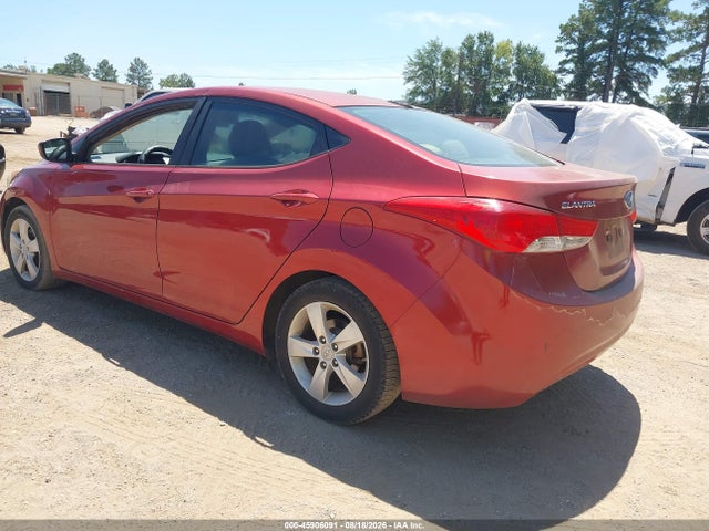 2013 Hyundai Elantra Gls მანქანა იყიდება აუქციონზე, vin: 5NPDH4AE3DH195208, აუქციონის ნომერი: 45906091