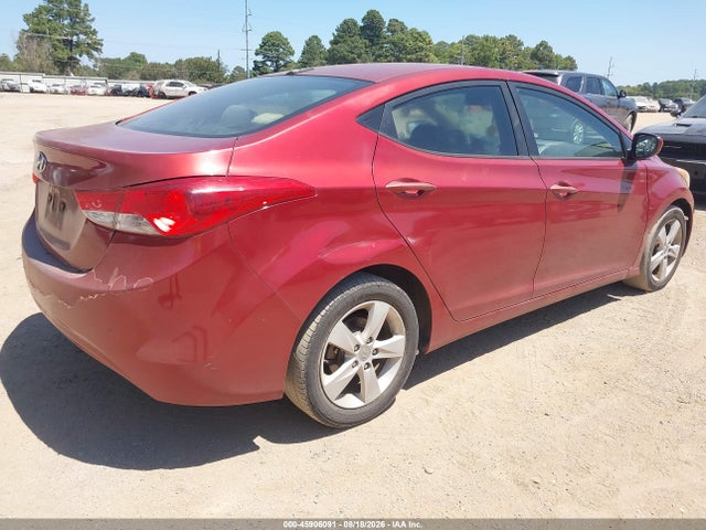 2013 Hyundai Elantra Gls მანქანა იყიდება აუქციონზე, vin: 5NPDH4AE3DH195208, აუქციონის ნომერი: 45906091