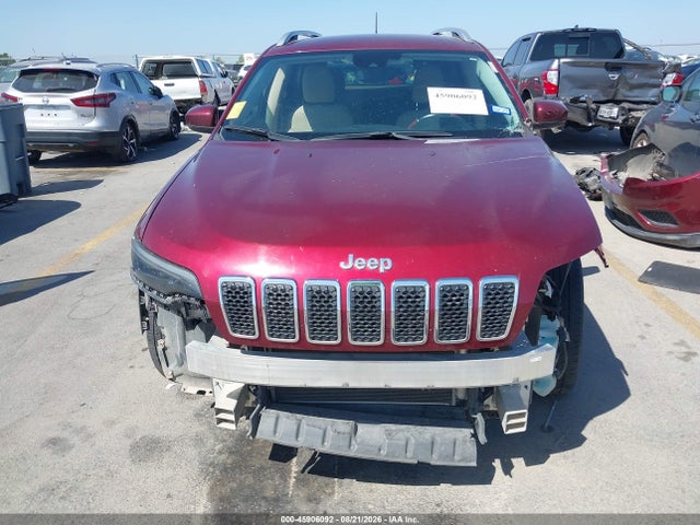 45906092 :رقم المزاد ، 1C4PJLCB9MD155140 vin ، 2021 Jeep Cherokee Latitude Fwd مزاد بيع