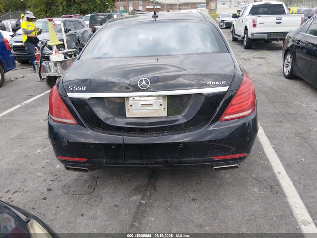 Auction sale of the 2015 Mercedes-benz S 550 4matic, vin: WDDUG8FB9FA148368, lot number: 45906098