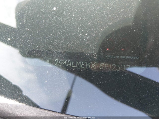 Aukcja sprzedaży 2015 Gmc Terrain Sle-1, vin: 2GKALMEKXF6192397, numer aukcji: 45906108