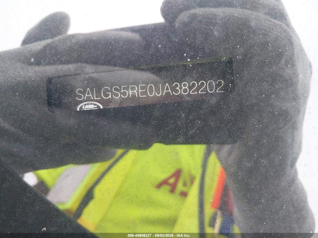 45906227 :رقم المزاد ، SALGS5RE0JA382202 vin ، 2018 Land Rover Range Rover 5.0l V8 Supercharged مزاد بيع