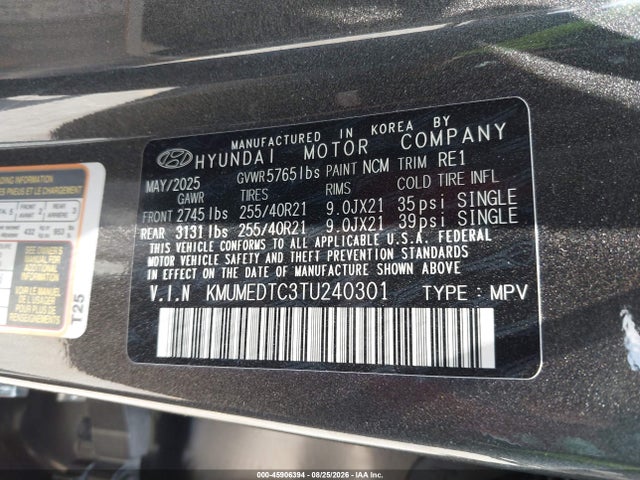 2026 Genesis Gv70 3.5t Sport Prestige მანქანა იყიდება აუქციონზე, vin: KMUMEDTC3TU240301, აუქციონის ნომერი: 45906394