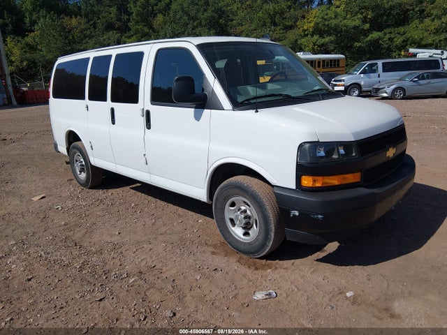 2024 Chevrolet Express Passenger Rwd 2500 Regular Wheelbase Ls მანქანა იყიდება აუქციონზე, vin: 1GAWGEFP0R1158748, აუქციონის ნომერი: 45906567