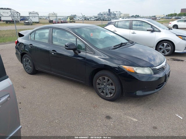 Auction sale of the 2012 Honda Civic Lx, vin: 19XFB2F59CE101245, lot number: 45906587