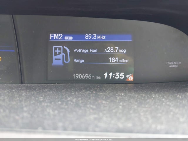 Aukcja sprzedaży 2012 Honda Civic Lx, vin: 19XFB2F59CE101245, numer aukcji: 45906587