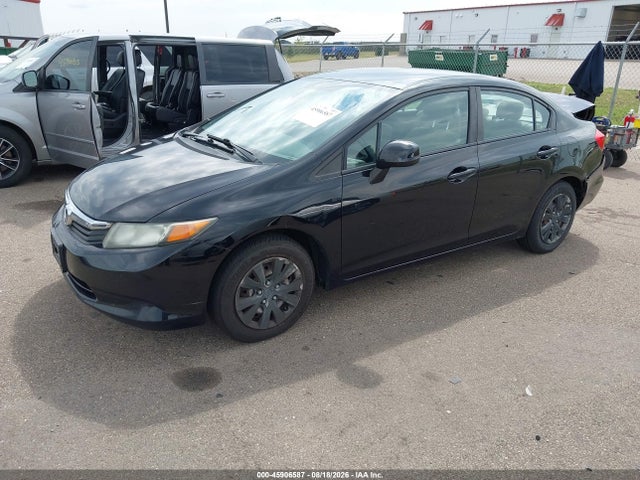 Aukcja sprzedaży 2012 Honda Civic Lx, vin: 19XFB2F59CE101245, numer aukcji: 45906587