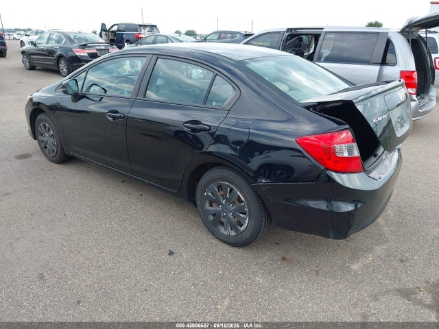 Aukcja sprzedaży 2012 Honda Civic Lx, vin: 19XFB2F59CE101245, numer aukcji: 45906587