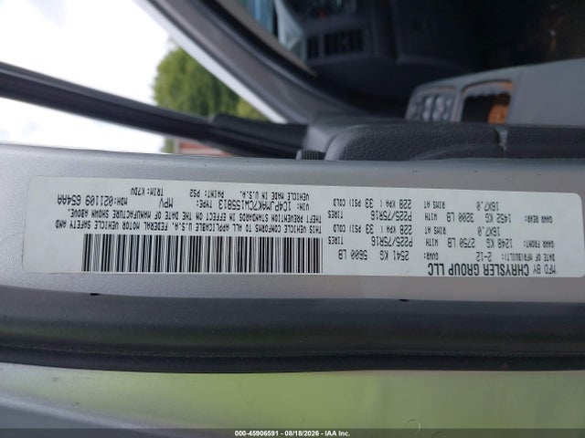 Продаж на аукціоні авто 2012 Jeep Liberty Sport, vin: 1C4PJMAK7CW155813, номер лоту: 45906591