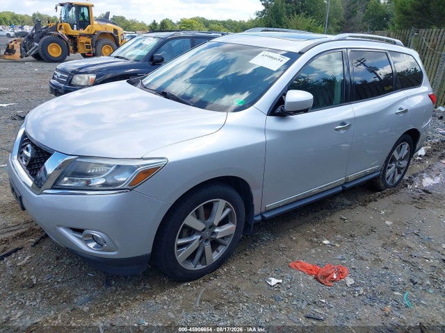 Продажа на аукционе авто 2013 Nissan Pathfinder Platinum, vin: 5N1AR2MM8DC645174, номер лота: 45906654