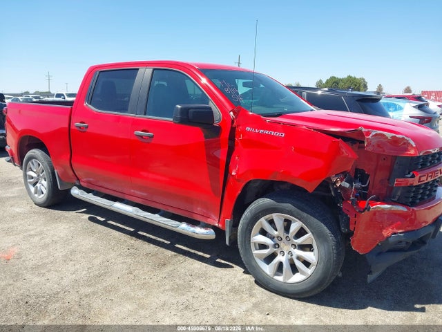 Auction sale of the 2019 Chevrolet Silverado 1500 Custom, vin: 3GCPWBEH3KG134202, lot number: 45906679