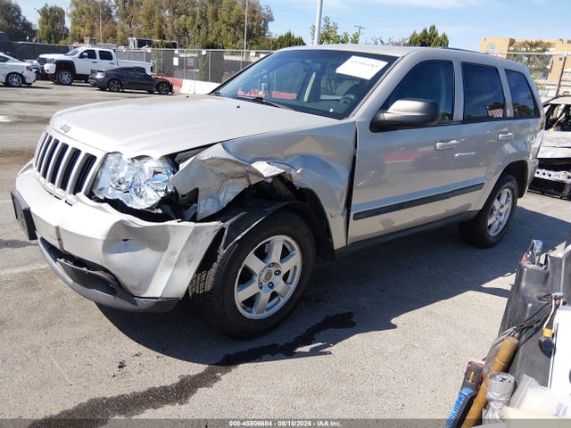 2008 Jeep Grand Cherokee Laredo მანქანა იყიდება აუქციონზე, vin: 1J8GS48K78C197161, აუქციონის ნომერი: 45906684