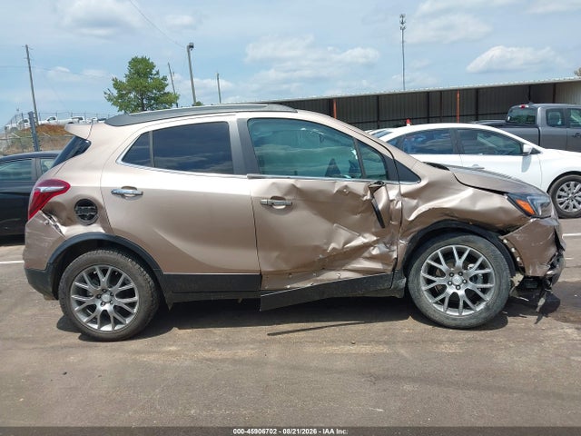 45906702 :رقم المزاد ، KL4CJ1SB9JB617296 vin ، 2018 Buick Encore Sport Touring مزاد بيع