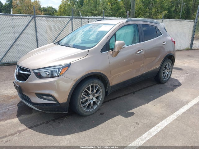 45906702 :رقم المزاد ، KL4CJ1SB9JB617296 vin ، 2018 Buick Encore Sport Touring مزاد بيع