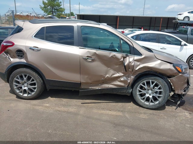 45906702 :رقم المزاد ، KL4CJ1SB9JB617296 vin ، 2018 Buick Encore Sport Touring مزاد بيع