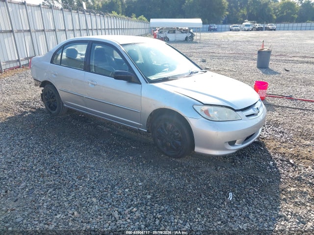Auction sale of the 2005 Honda Civic Lx, vin: 2HGES165X5H581553, lot number: 45906717