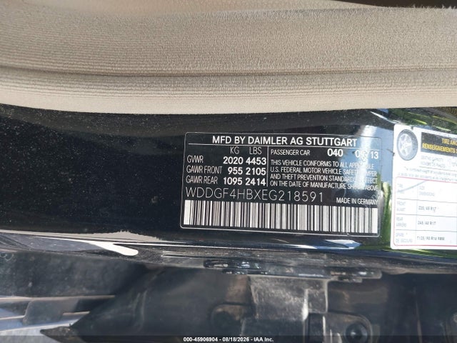 Продажа на аукционе авто 2014 Mercedes-benz C 250 Sport, vin: WDDGF4HBXEG218591, номер лота: 45906904