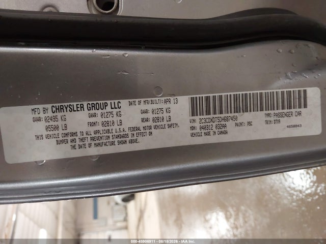 Продажа на аукционе авто 2013 Dodge Charger R/t, vin: 2C3CDXDT5DH687450, номер лота: 45906911