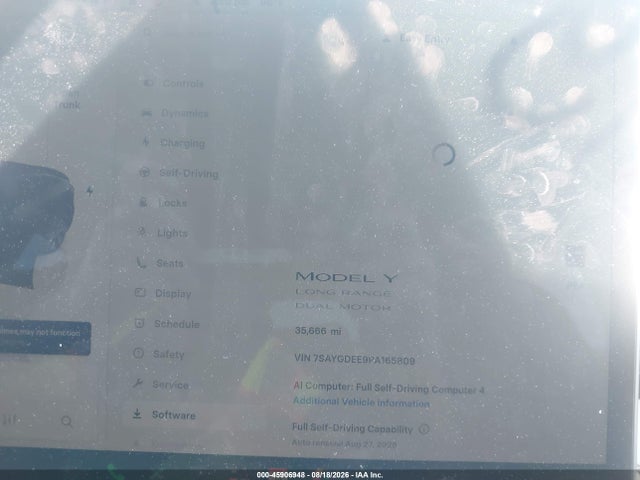 Продаж на аукціоні авто 2023 Tesla Model Y Awd/long Range Dual Motor All-wheel Drive, vin: 7SAYGDEE9PA165809, номер лоту: 45906948