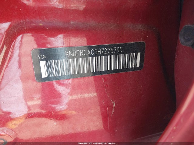 Продажа на аукционе авто 2017 Kia Sportage Ex, vin: KNDPNCAC5H7275795, номер лота: 45907107