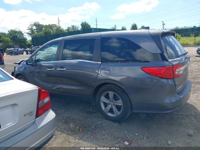 2019 Honda Odyssey Ex-l მანქანა იყიდება აუქციონზე, vin: 5FNRL6H78KB110897, აუქციონის ნომერი: 45907346