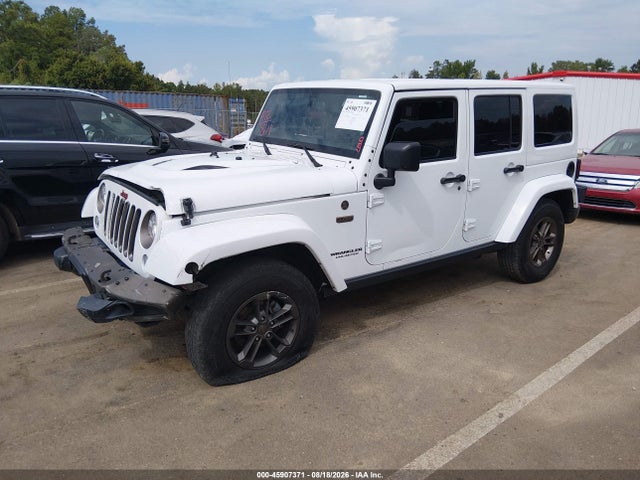 45907371 :رقم المزاد ، 1C4HJWEG9HL521110 vin ، 2017 Jeep Wrangler Unlimited Sahara مزاد بيع