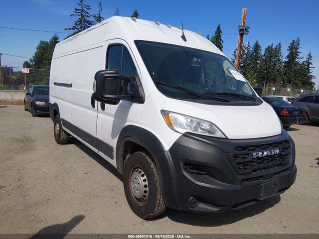 2023 Ram Promaster 2500 High Roof 159 Wb მანქანა იყიდება აუქციონზე, vin: 3C6LRVDG0PE545423, აუქციონის ნომერი: 45907416