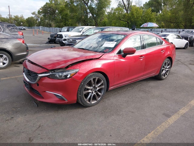 2017 Mazda Mazda6 Grand Touring მანქანა იყიდება აუქციონზე, vin: JM1GL1W54H1126415, აუქციონის ნომერი: 45907443