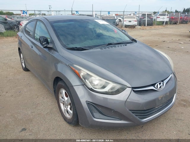 45907451 :رقم المزاد ، 5NPDH4AE9EH500678 vin ، 2014 Hyundai Elantra Se مزاد بيع