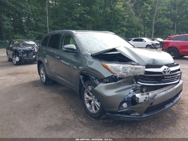 Aukcja sprzedaży 2015 Toyota Highlander Xle V6, vin: 5TDJKRFH9FS112317, numer aukcji: 45907454